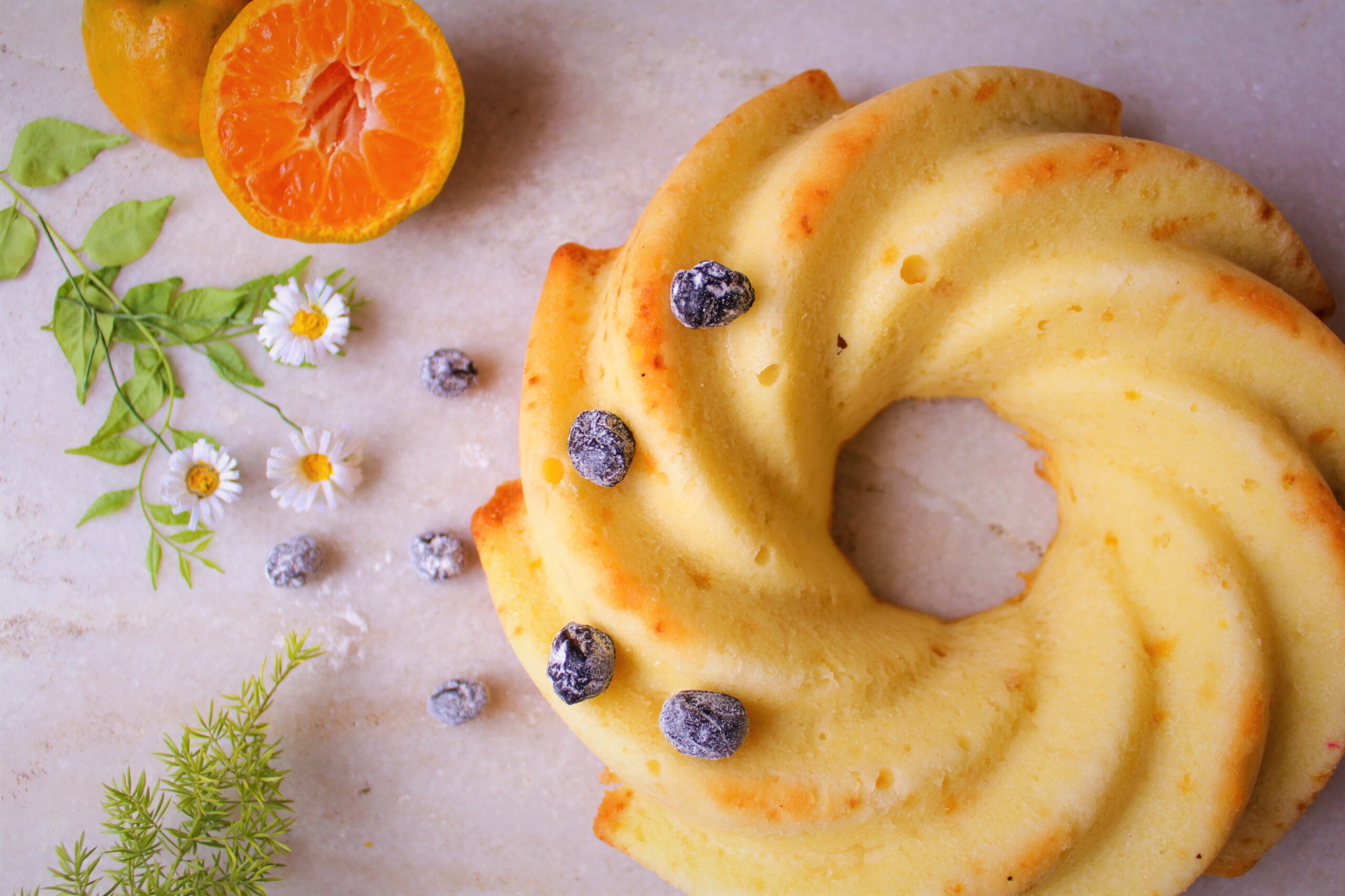 Orange and Cranberry Bundt cake